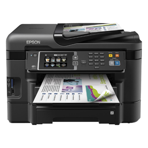 Epson WorkForce WF-3640DTWF, Jato de tinta, Impressão a cores, 4800 x 2400 DPI, A4, Impressão directa, Preto - Epson C11CD16302