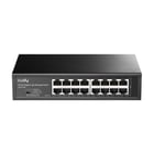 Switch Gigabit Cudy de 16 portas - Fácil gerenciamento - Gabinete de metal para montagem em rack - Plug and Play - Kit para montagem em rack incluso - Preto - Cudy GS1016E