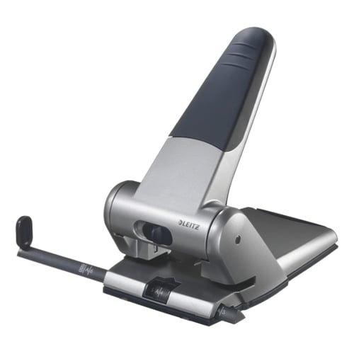 Furador 63 Folhas Leitz 5180 Cinza Prata - Leitz 5321552S