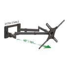 BARKAN SUPORTE PAREDE LED/LCD 13">80" INCLINAVEL 4 BRAÇOS BM464XL - Barkan BM464XL