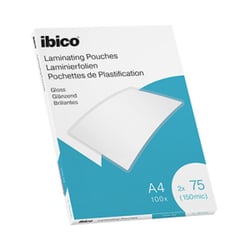 Bolsas de Plastificar 216x303mm A4 75mic 100un - Ibico 1002025