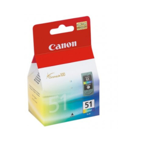 Tinteiro Canon 51 Cor 0618B001 21ml 545 Pág. - Canon CANCL51C