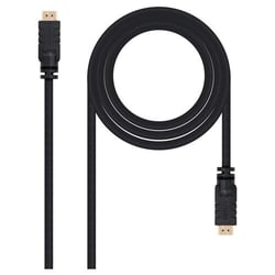 Cabo Nanocable HDMI v1.4 com Repetidor Macho para HDMI v1.4 Macho 20m - Alta Velocidade - Cor Preta - Nanocable 10.15.1820