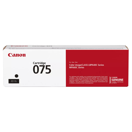CANON Toner Cartridge 075 BK - Canon 6365C002