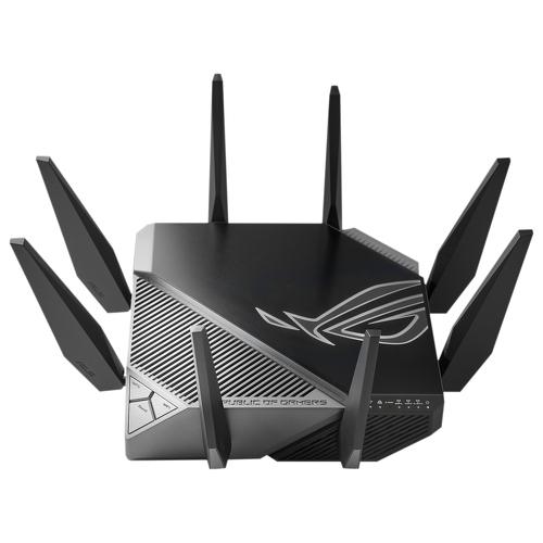 Router ASUS Gaming ROG Rapture GT AXE11000 Tri-band, WiFi 6E, 2.4/5/6Ghz, AiMesh - Asus 90IG06E0-MO1R00