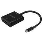 Conversor USB-C para HDMI 4K@30Hz da Aisens - USB-C/M-HDMI/H - 15 cm - Cor preta - Aisens A109-0684