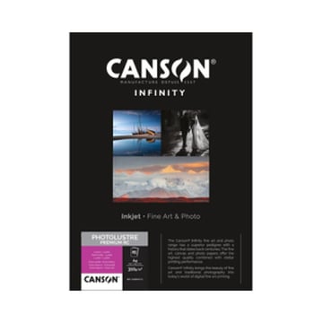 Papel 310gr Canson Infinity PhotoLustre Premium RC A4 25Fls - Canson 1230049112