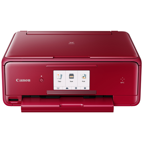 Canon PIXMA TS8052, Jato de tinta, Impressão a cores, 9600 x 2400 DPI, A4, Impressão directa, Vermelho - Canon 1369C046