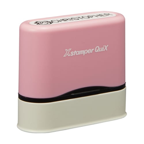 Carimbo Objetos Personalizável Name Stamp Pack Rosa - Xstamper 5721138