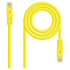 Cabo de rede nanocabo RJ45 LSZH Cat.6a UTP AWG24 1m - Amarelo - Nanocable 10.20.1801-Y