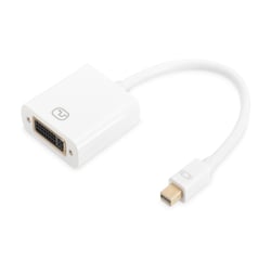 DIGITUS CABO ADAPTADOR MINI DISPLAYPORT 1.1A - DVI 24+5 M/F 0.15M BRANCO - DIGITUS AK-340406-001-W