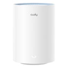 Sistema Mesh WiFi Cudy M1200 Dual Band AC1200 - 867Mbps a 5GHz, 300Mbps a 2.4GHz - 1x porta LAN 10/100Mbps, 1x porta WAN 10/100Mbps - 2 antenas internas - Cudy M1200(1-Pack)