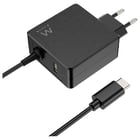 EWENT CARREGADOR PORTATIL USB-C + 1xUSB POWER DELIVERY 65W - Ewent EW39878