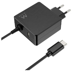 EWENT CARREGADOR PORTATIL USB-C + 1xUSB POWER DELIVERY 65W - Ewent EW39878
