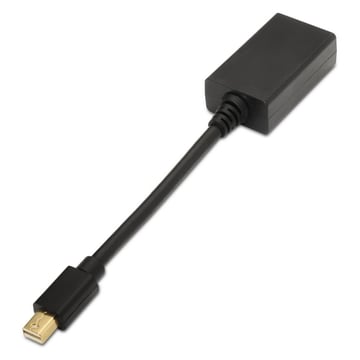 Conversor Aisens Mini DP para HDMI - mDP/M-HDMI A Feminino - 15cm - Preto - Aisens A125-0137