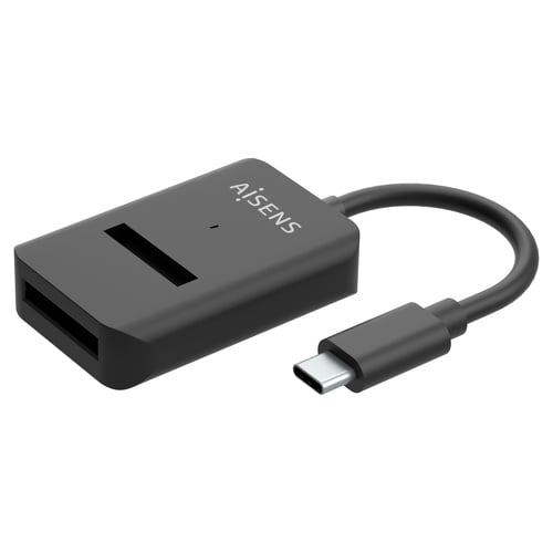 Aisens USB-C M.2 (NGFF) Asuc-M2D011-Bk Conector de base de ligação SATA/NVME para USB3.1 GEN2 - Preto curto - Aisens ASUC-M2D011-BK