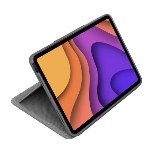 Logitech Folio Touch teclado retroiluminado para iPad Air 4ª geração - Trackpad - Digitação confortável - Ângulo ajustável - Cinzento - Logitech 124818