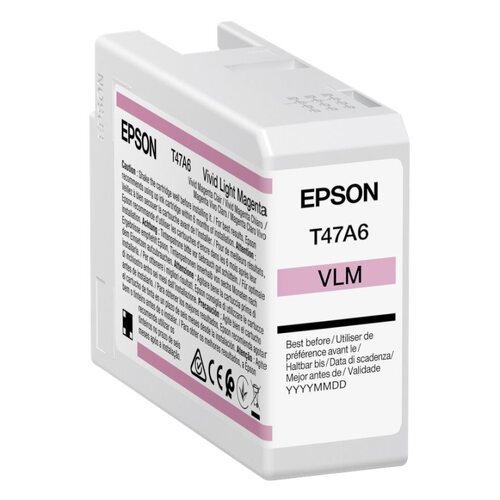 Cartucho de tinta original Epson T47A6 Vivid Light magenta - C13T47A600 - Epson C13T47A600