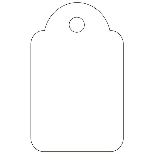 Etiquetas penduradas Apli Branco 18 x 29mm 1.000 pcs. - APLI 208321
