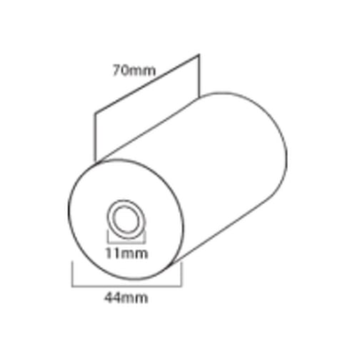 Rolo Papel 44x70x11mm 10un - Outras 1571014