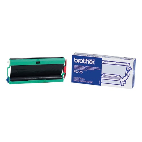 Cartucho e bobine. Aprox. 144 páginas de duração - Brother PC75