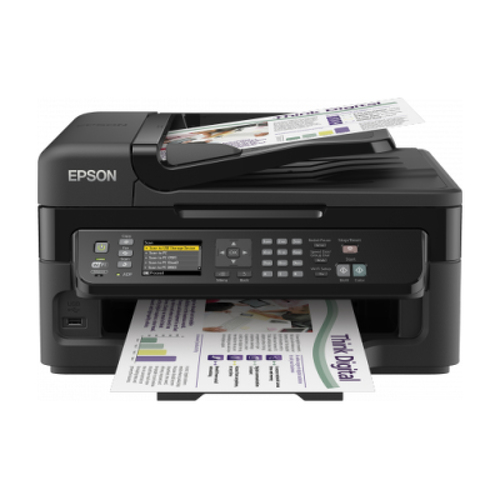 Epson WorkForce WF-2540WF, Jato de tinta, Impressão a cores, 5760 x 1440 DPI, Digitalização a cores, A4, Preto - Epson C11CC36301