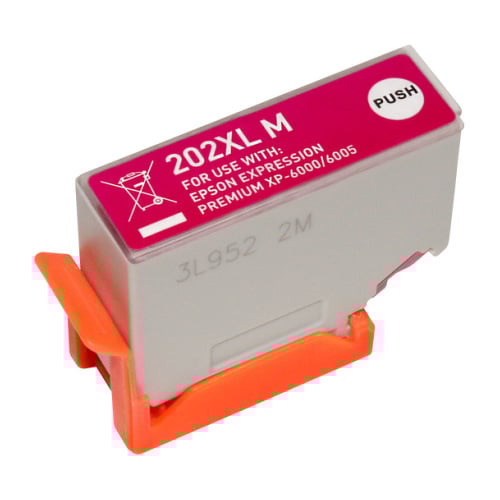 Cartucho de tinta genérico Magenta Epson 202XL - Substitui C13T02H34010/C13T02F34010 - Epson EI-202XLMG