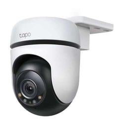 TP-Link Tapo C510W Câmara de segurança WiFi 2K inteligente - Preparada para exterior - Vista panorâmica de 360° - Visão nocturna a cores - Deteção múltipla - Alarme sonoro e luminoso personalizável - TP-Link Tapo C510W