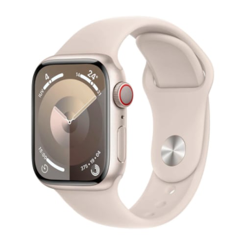 APPLE WATCH SERIES 9 GPS+CELLULAR 41MM STARLIGHT ALUMINIUM CASE WITH STARLIGHT S - Apple MRHP3QL/A