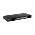 24 x Gigabit Ports, 2 x 10GBase-T Ports and 2 x 10G SFP+ Ports Smart Pro Managed Switch - D-Link DGS-1520-28/E