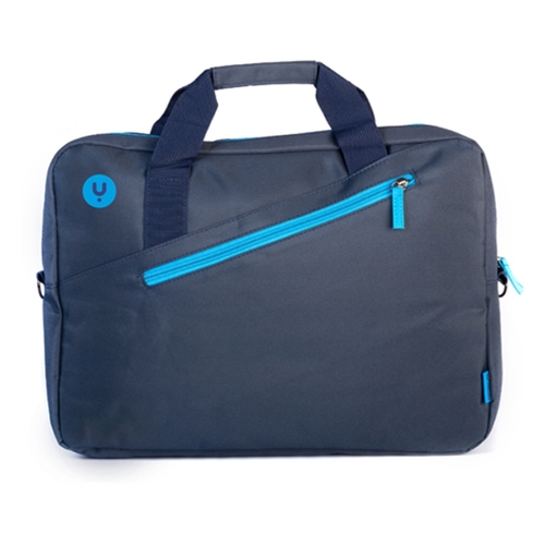 Mala para portátil NGS Ginger 15,6" - Interior almofadado - 2 compartimentos e bolsa exterior - Azul - NGS 118267