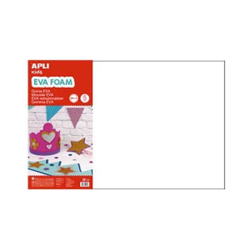 Placa de Cor Musgami 40x60cm 2mm Branco 5Fls - APLI APL12769