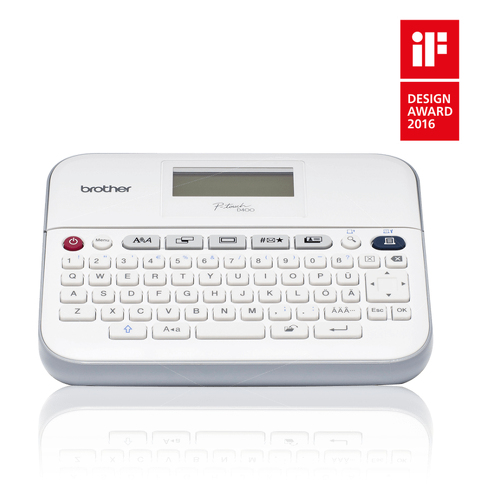 Brother PT-D400, QWERTY, TZe, Trasferência termal, 180 x 180 DPI, 20 mm/seg, AA - Brother PTD400