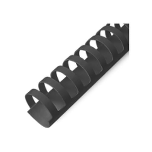 Argolas PVC Encadernar 22mm Preto 195 Folhas 35051 100un - GBC 1713001