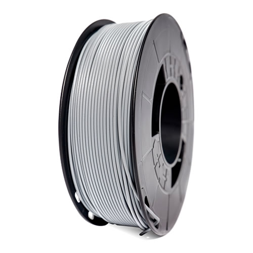 Filamento PLA 3D - Diâmetro 1,75mm - Carretel 1kg - Cor Cinza