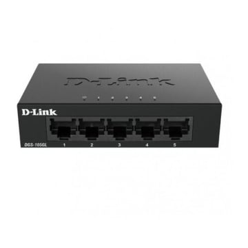 D-Link 5 portas Gigabit 10/100/1000 Mbps Switch - D-Link DGS-105GL