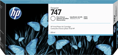 Cartucho de tinta original HP 747 Gloss Optimizer - P2V87A - HP P2V87A