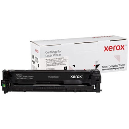 Cartucho de toner genérico preto Xerox Everyday HP CB540A/CE320A/CF210X - Substitui 125A/128A/131X - Xerox 006R03807