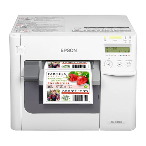 EPSON IMP ETIQUETAS TM-C3500 A CORES USB+ETHERNET CAIXA DANIFICADA - Epson C31CD54012CD