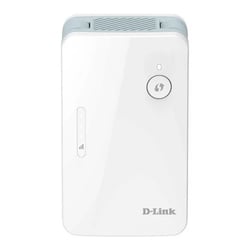 Repetidor de parede sem fios D-Link E15 WiFi 6 AX1500 de banda dupla - Compatibilidade Mesh - Velocidade até 1200Mbps - Porta RJ45 - 2 antenas externas - Botão WPS - D-Link E15