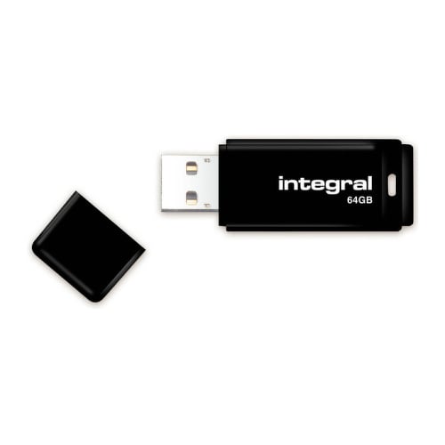 INTEGRAL PEN 64GB USB TYPE-A 2.0 PRETO - Integral INFD64GBBLK