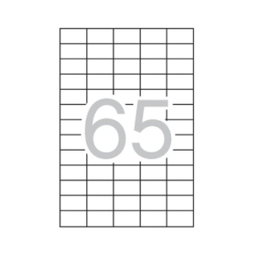 Apli Etiquetas Brancas Permanentes 38 x 21.2mm 25 Folhas - APLI 205281