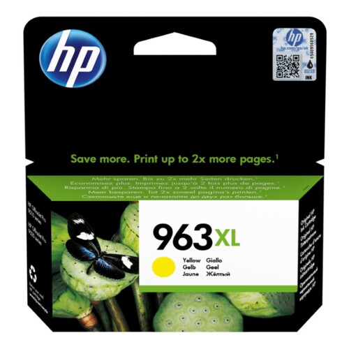 Cartucho de tinta original amarelo HP 963XL - 3JA29AE - HP 3JA29AE