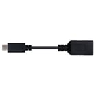 Cabo nanocabo USB-C 3.1 Gen 1 5 Gbps macho para USB-A fêmea 15 cm - Nanocable 10.01.4201