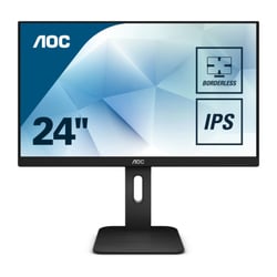AOC MONITOR IPS 24" (23.8) 16:9 FHD VGA DVI HDMI DP USB COLUNAS HAS PIVOT 24P1 - AOC 24P1