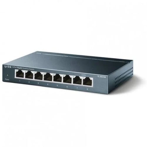 TP-Link Switch de 8 Puertos RJ45 10/100/1000Mbps - No Administrado - TP-Link TL-SG108S