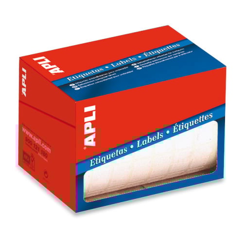 Rolo de Etiquetas Brancas Permanentes Apli 38.0 x 102.0mm - APLI 207901