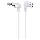 Cabo Alimentação Euro para IEC C7 90º Branco 1,80m - Ewent EC1918