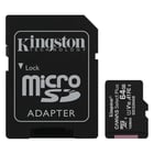 Cartão Memória micSDXC 64GB KINGSTON Canvas Select Plus 100R A1 C10 Card + Adaptador microSDXC para SD Incluído - Kingston KINSDCS2/64GB