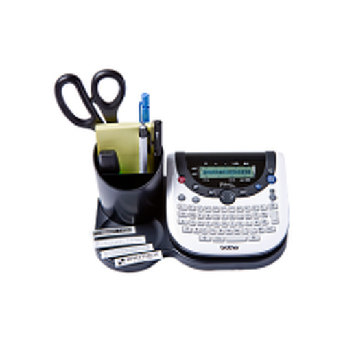 Brother PT-1290DT, QWERTY, TZ, 180 x 180 DPI, 10 mm/seg, AAA, Preto, Prateado - Brother PT1290DT